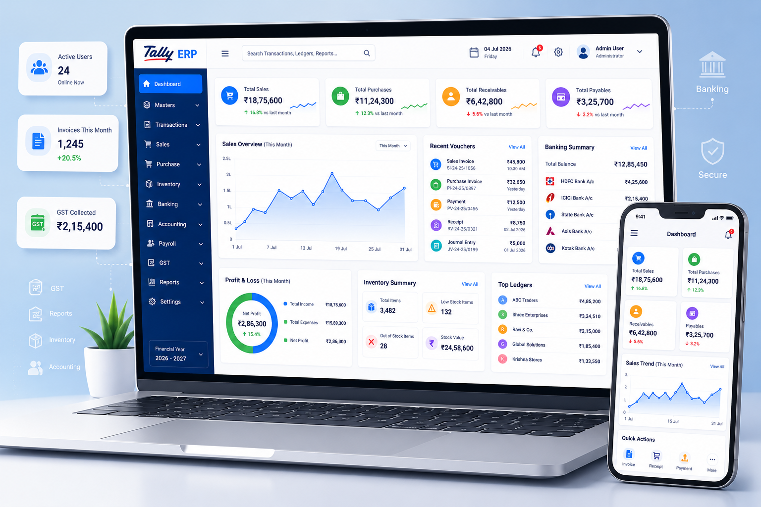 ERP Dashboard